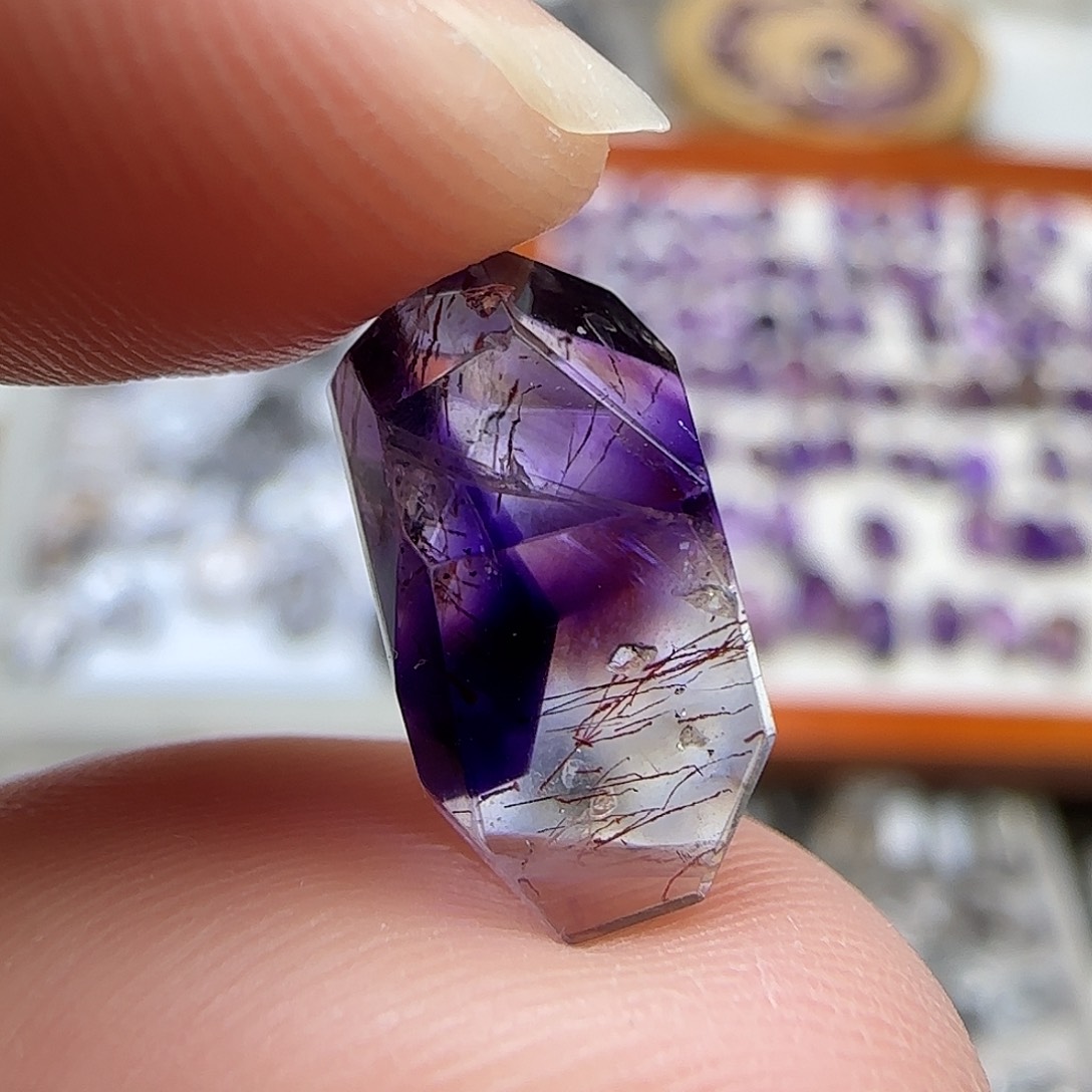 水晶未镶嵌珠宝半成品超七随形