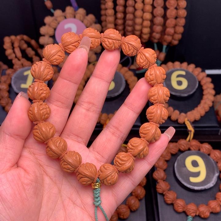 桃核吊坠1.4小金豆手串