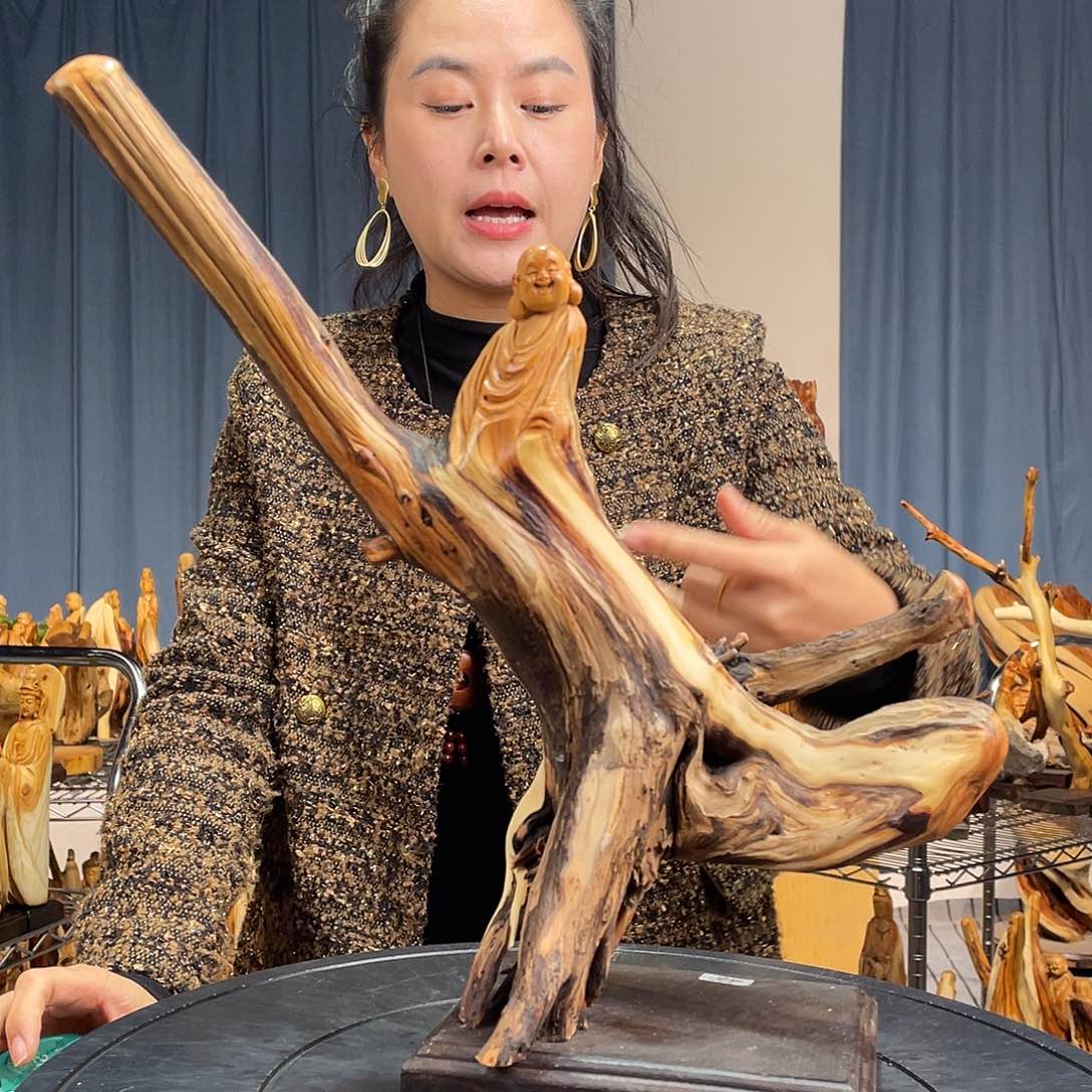 柏木（崖柏）随型艺术根雕