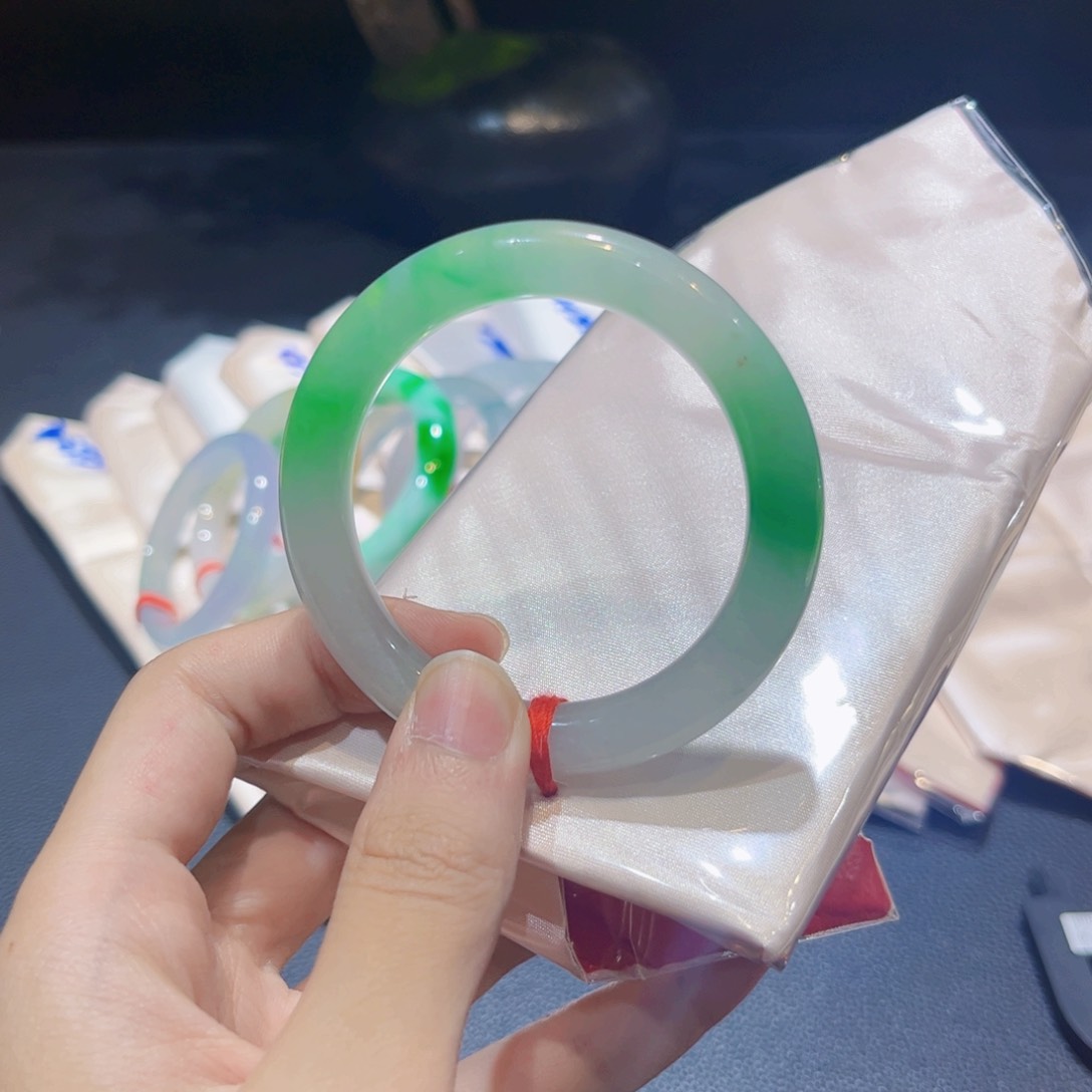 未镶嵌手镯翡翠翡翠手镯50圈口