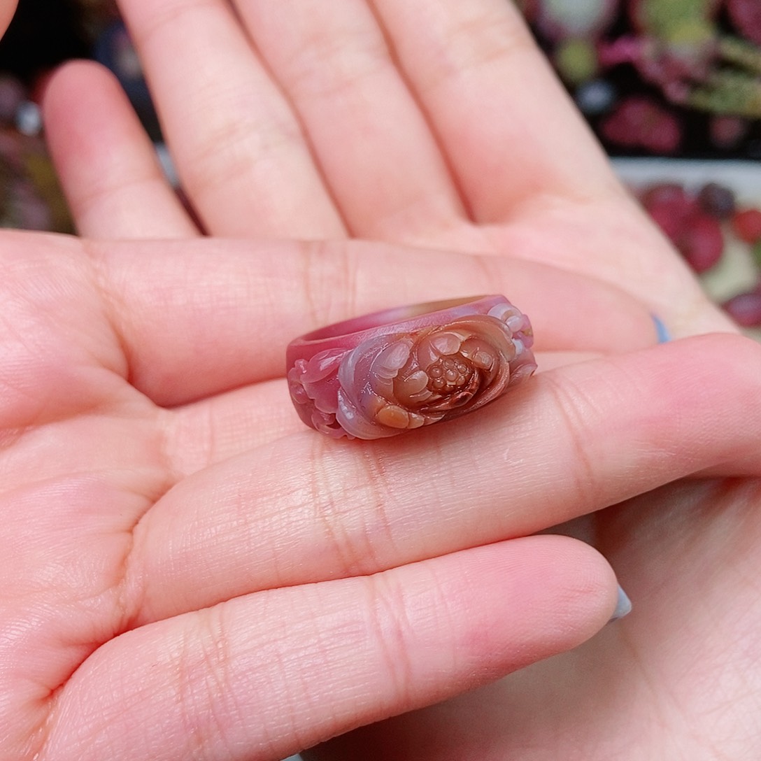 玛瑙/玉髓珠宝半成品未镶嵌辰*