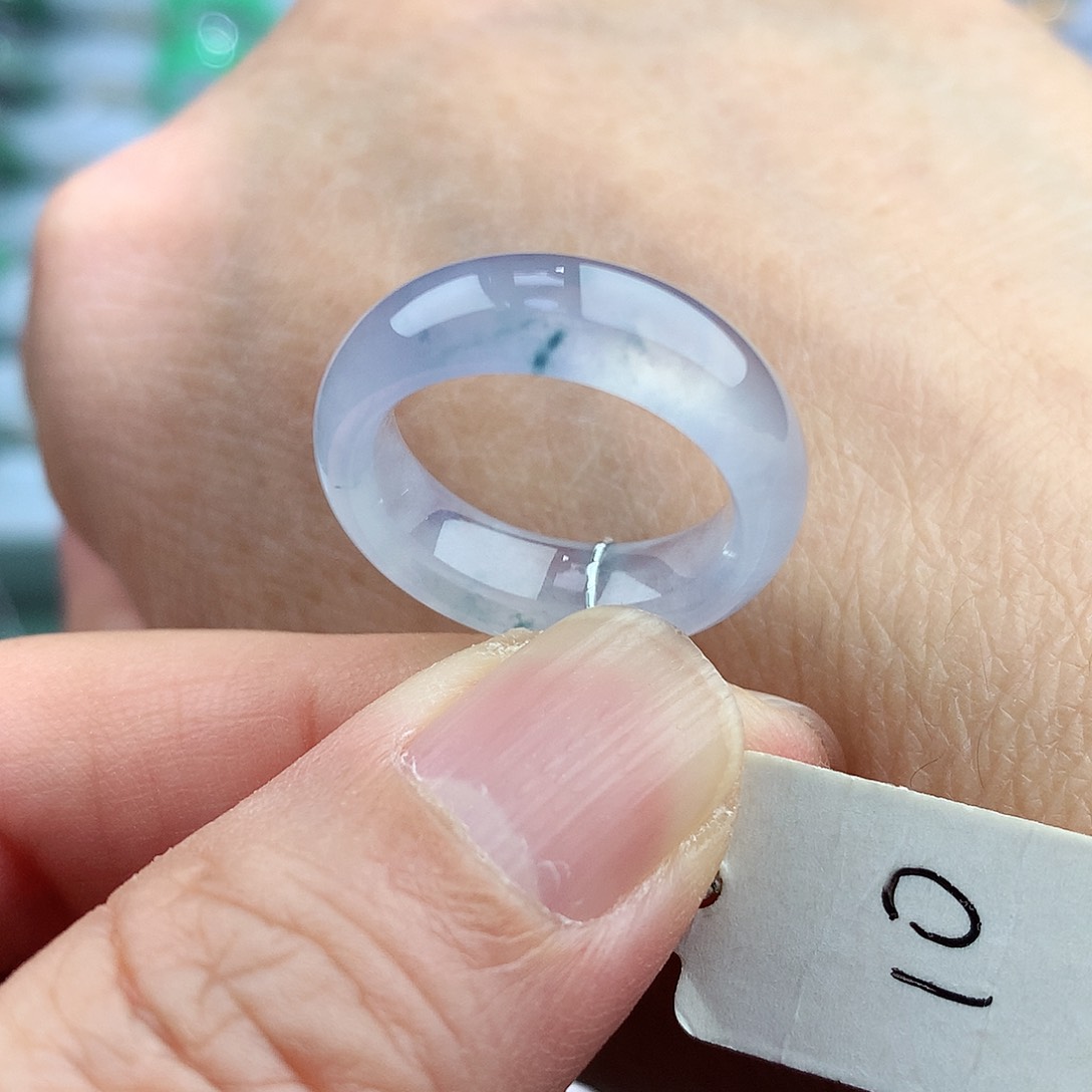 未镶嵌戒指翡翠10号