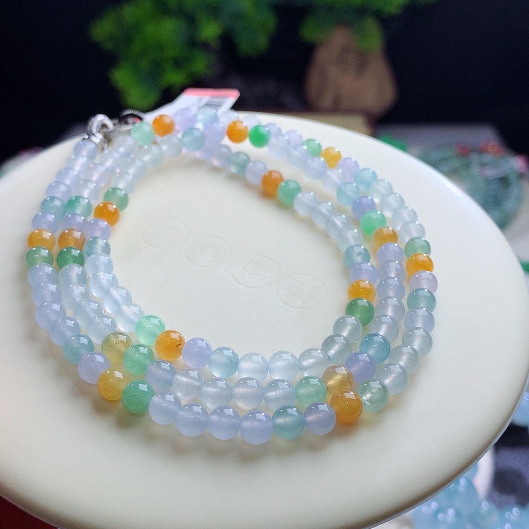 项链未镶嵌翡翠卡5mm