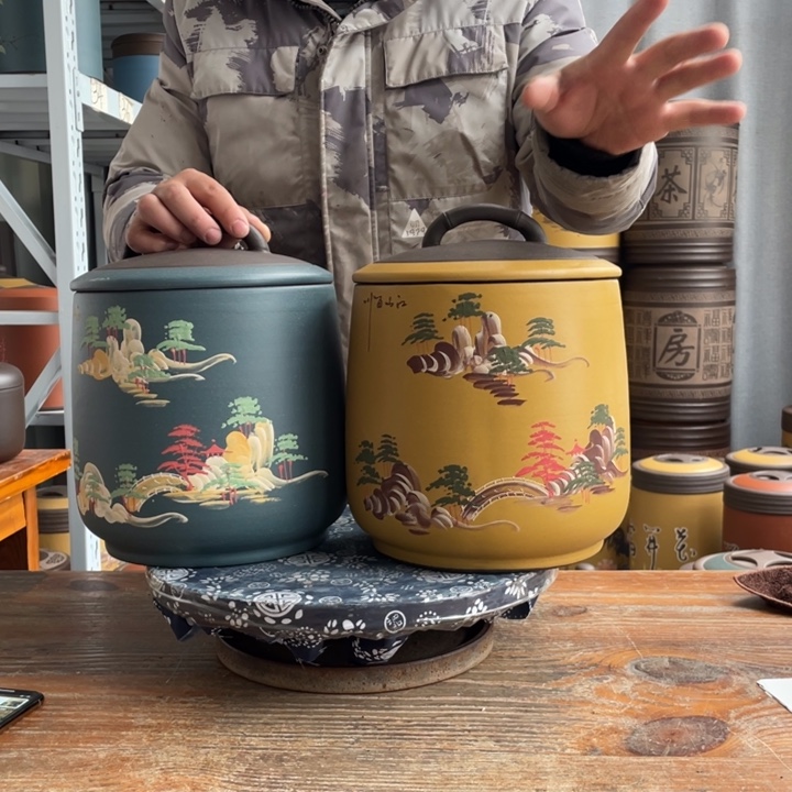 紫砂茶叶罐茶叶罐