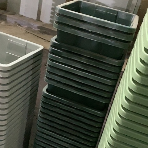 树脂方形3号6个军绿无托