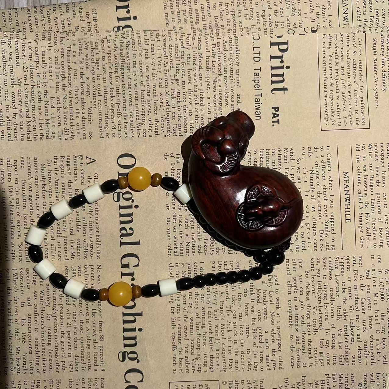 【三生国香】s0053小叶紫檀把件