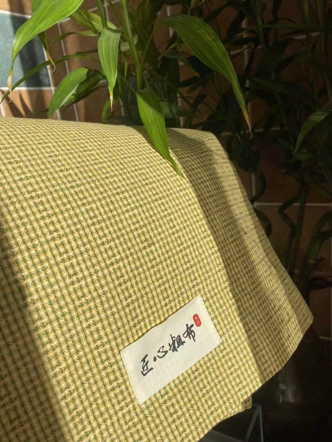 小香风系列-精梳亲肤老粗布大三件套粗布床品套件枕套