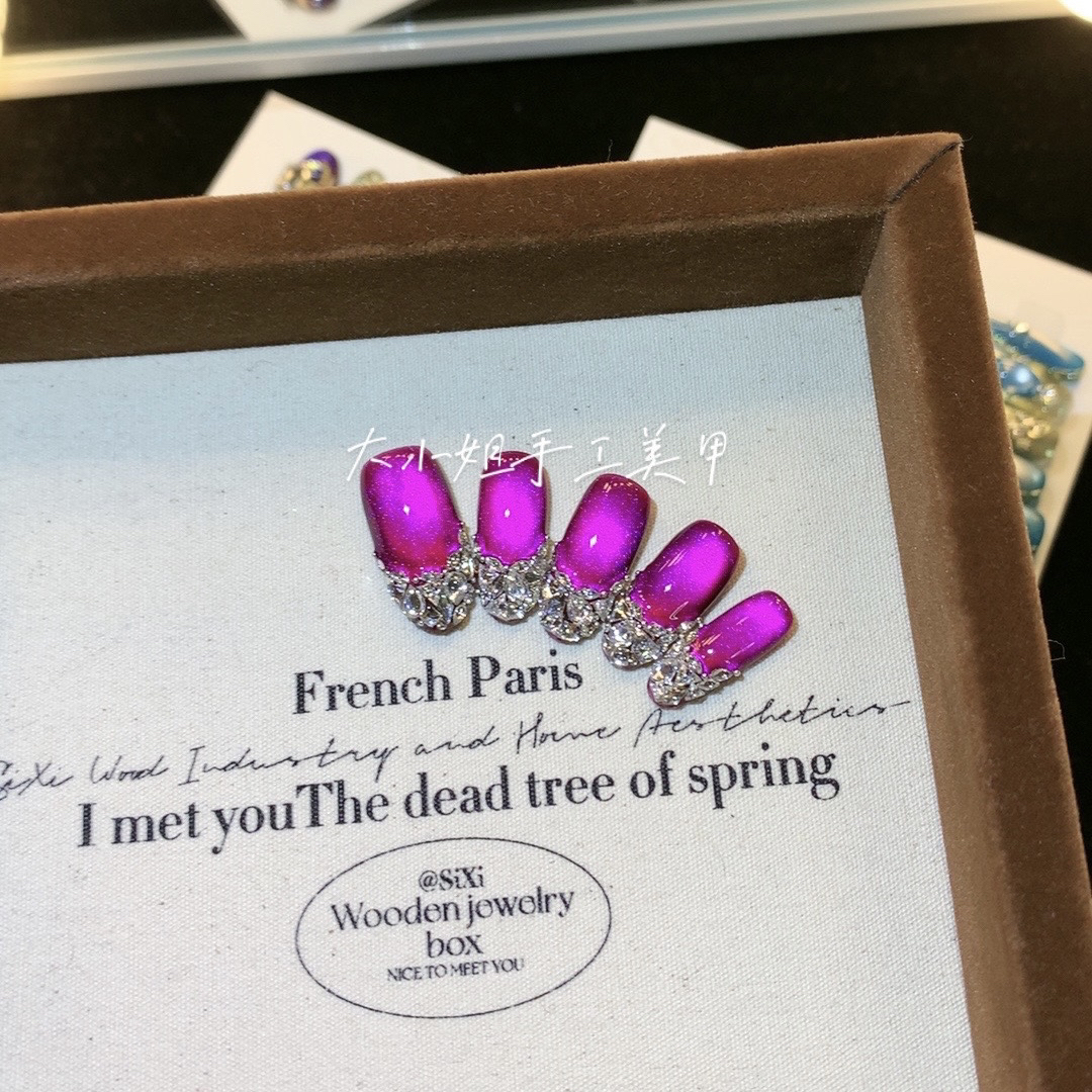 【探戈】524大小姐 高端手工穿戴甲10片