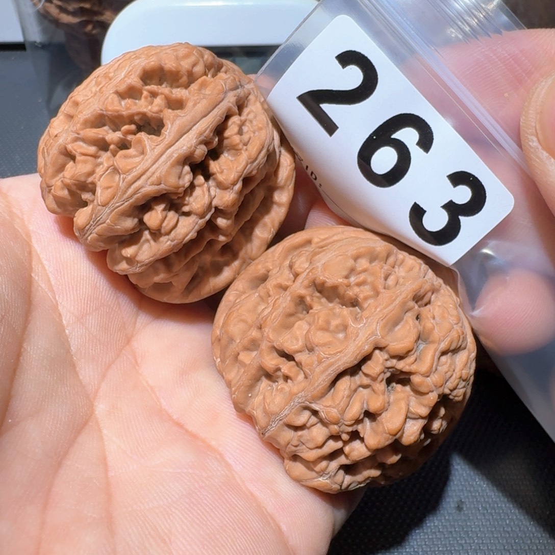 唐***少把件文玩核桃大粗筋45