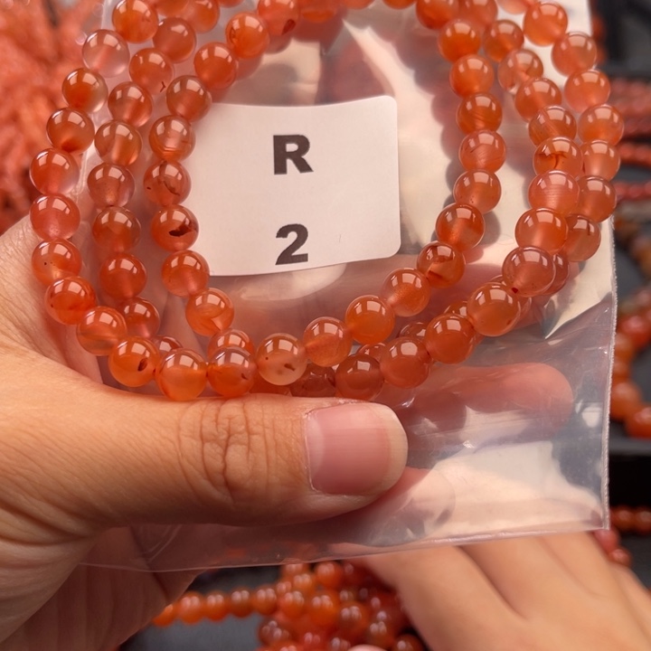 南红玛瑙未镶嵌多样性发货默认微瑕7mm