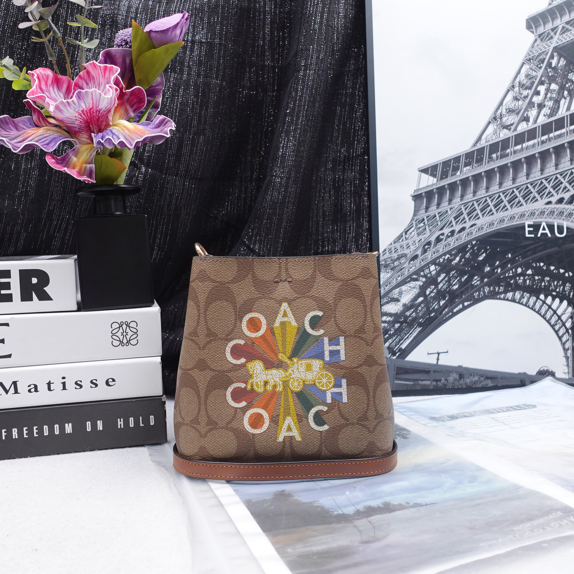 95新 COACH/蔻驰 单肩包/T10237224