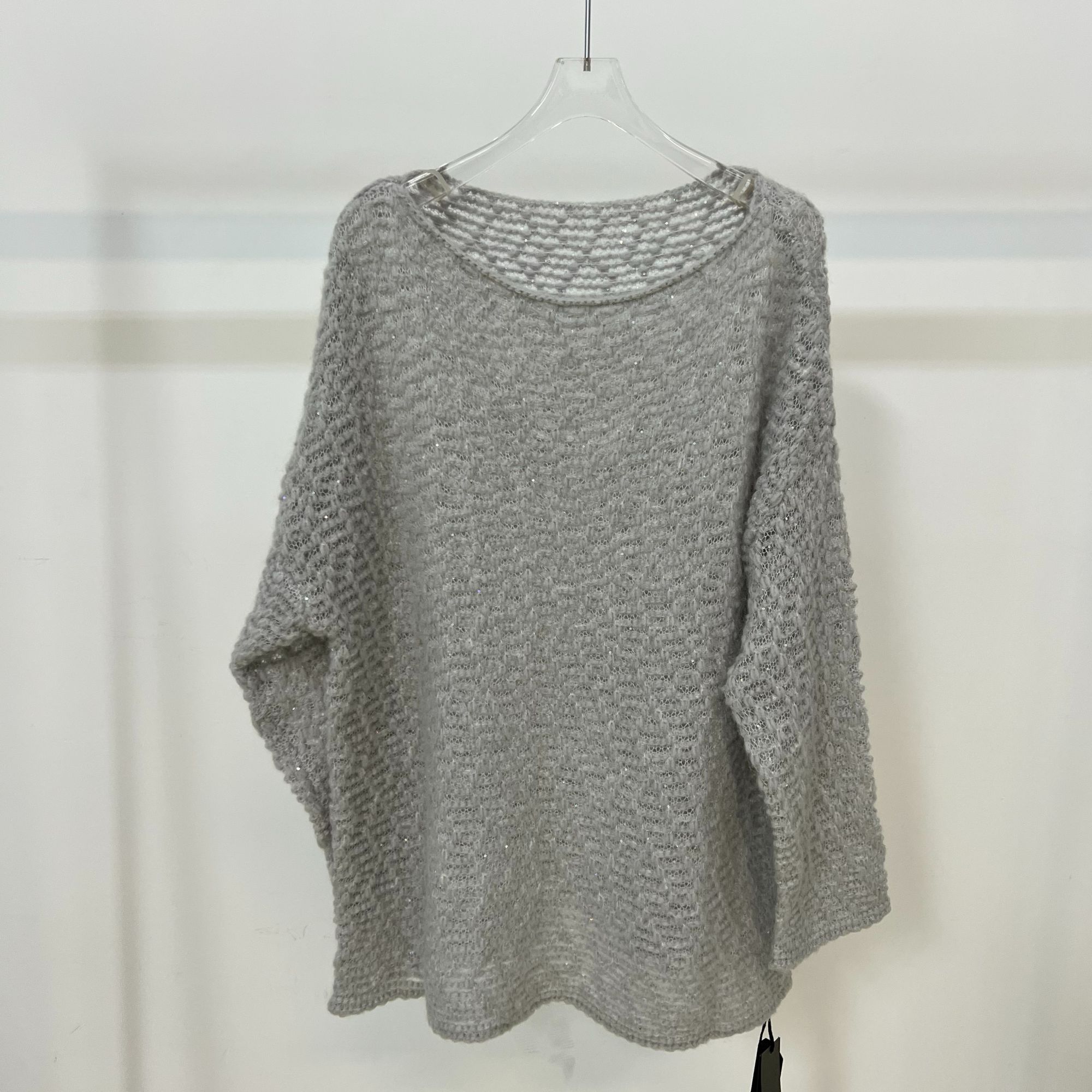 【DYMMXYMM】-时尚高级感双色镂空大圆领套头衫-DD111