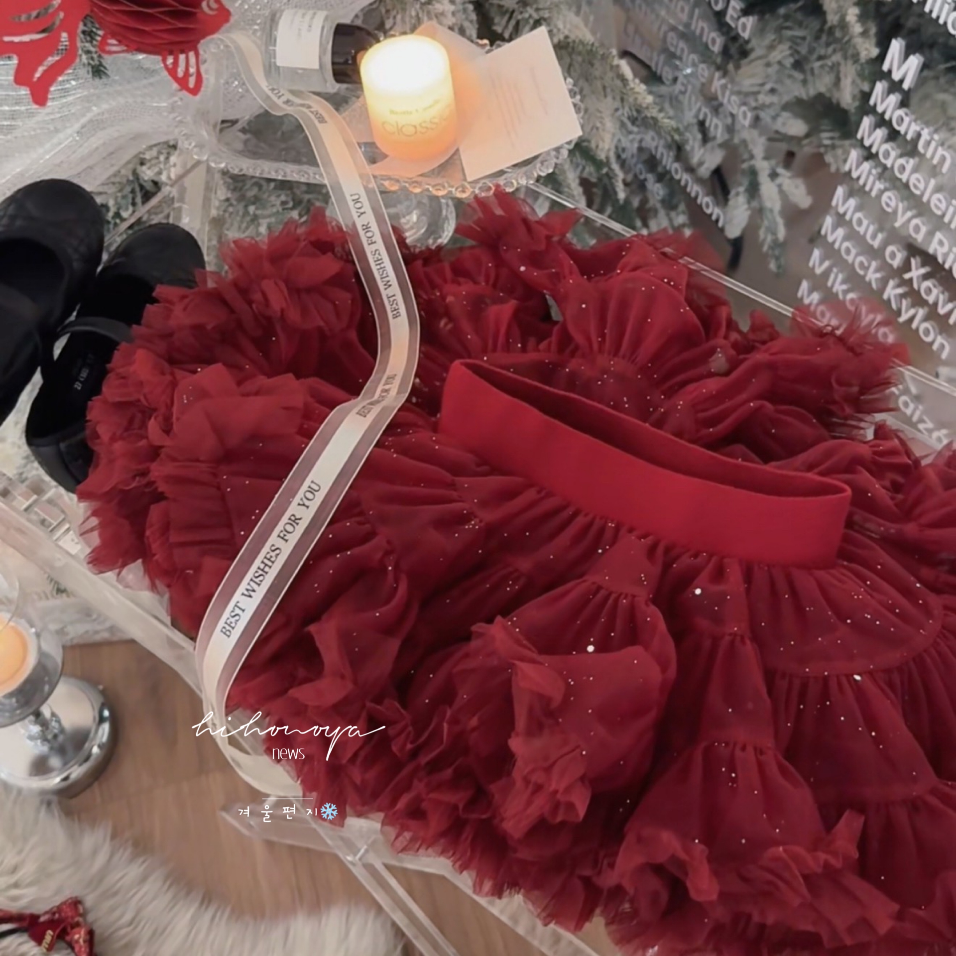 【撒银tutu裙】七Hihoniy~2025冬季宝宝甜美撒银蓬蓬千层纱tutu裙