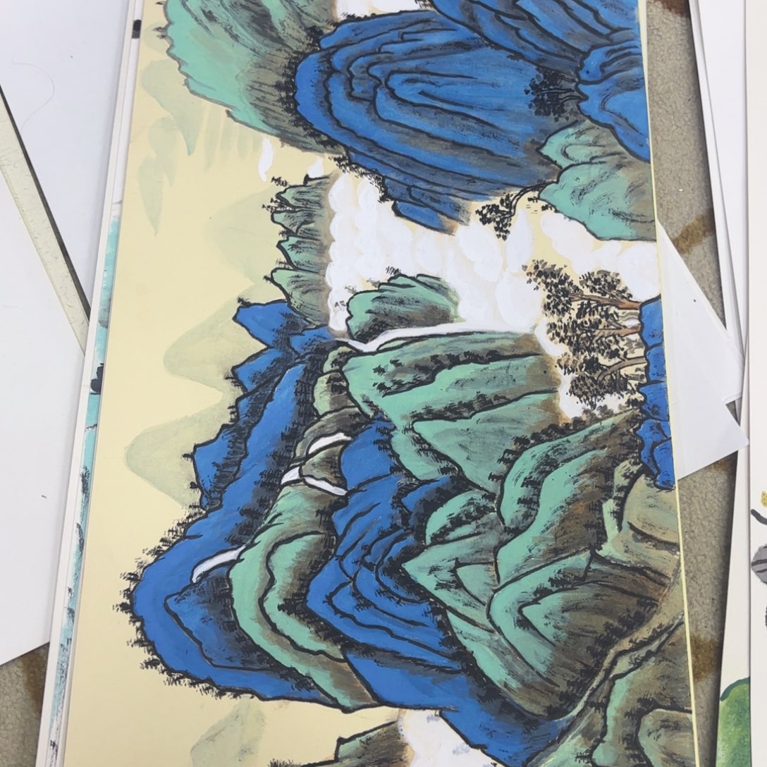国画33@66卡纸作品艺