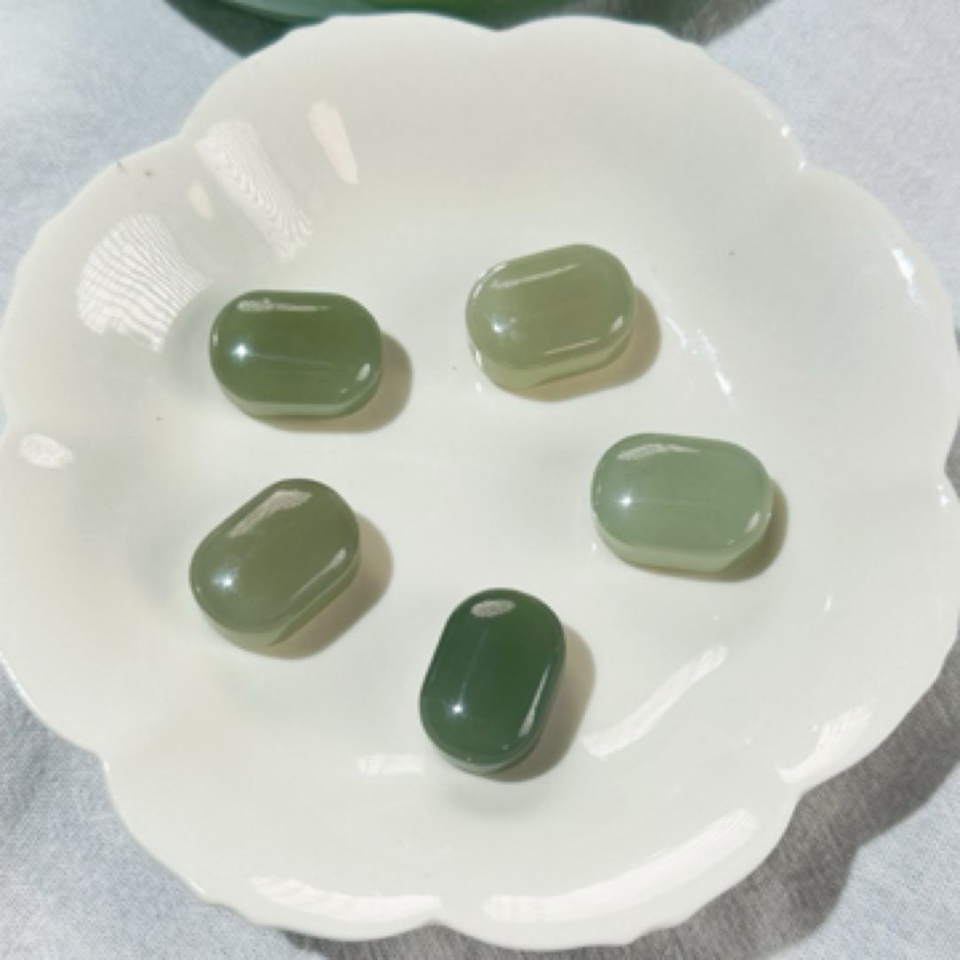 和田玉晴水面包无事牌气质简约百搭多样性发一