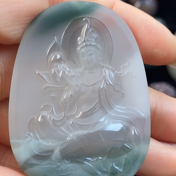 玛瑙/玉髓吊坠(不含链)未镶嵌