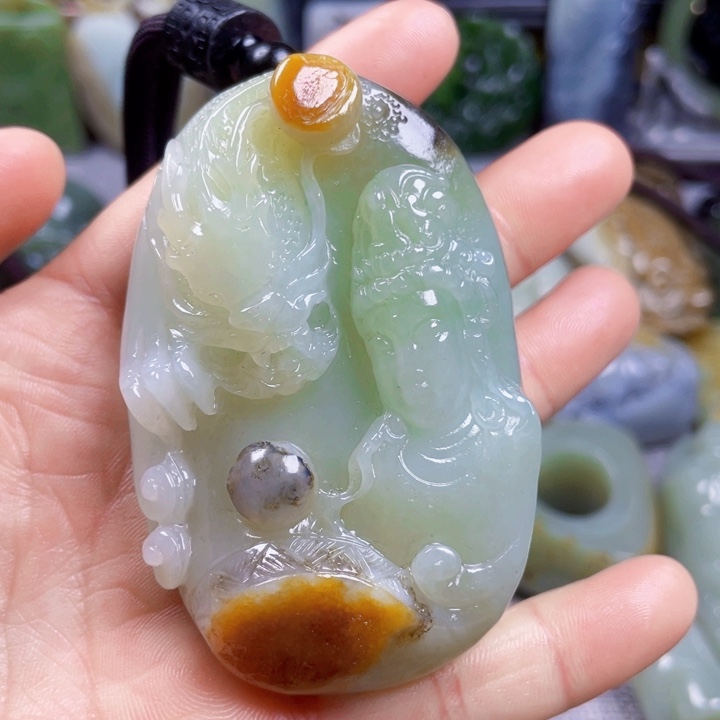 和田玉挂件未镶嵌