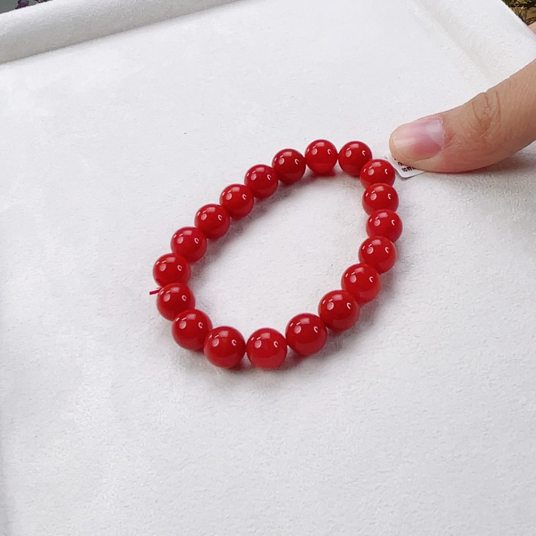 南红玛瑙手链未镶嵌南红9.7