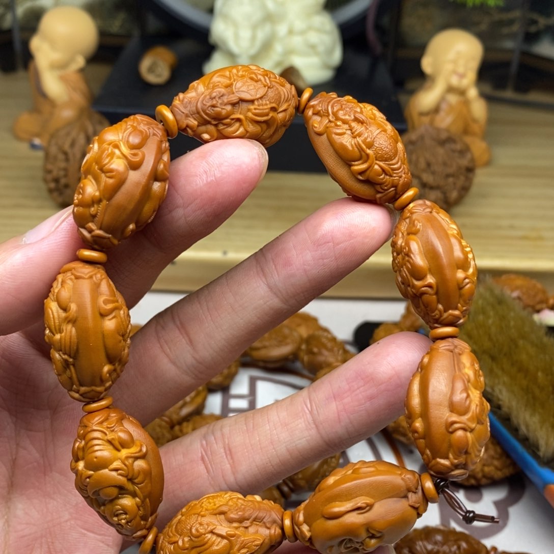 橄榄核手串/手链橄榄核雕工艺手串