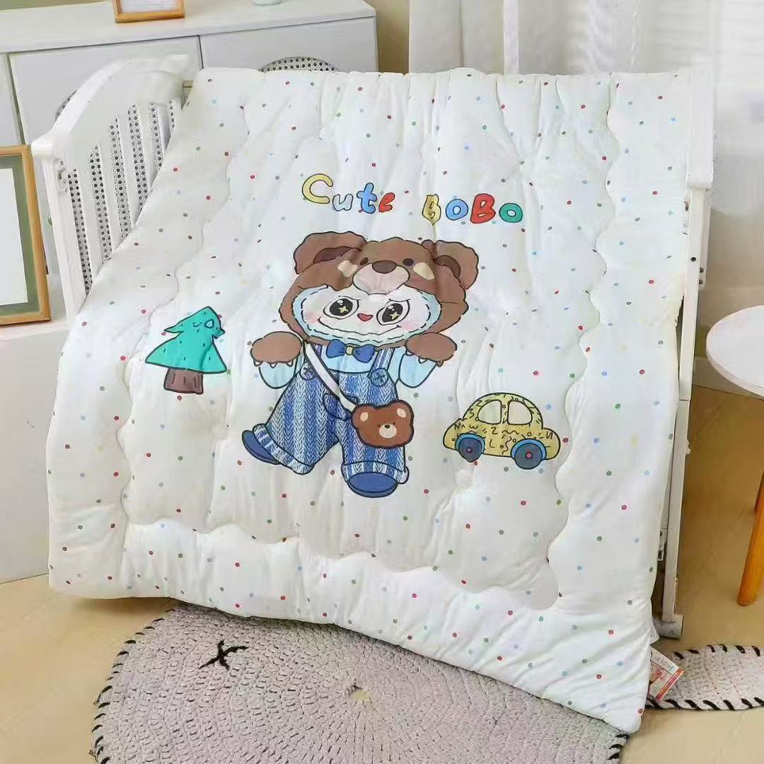 【秋冬被】独版印花针织棉秋冬被幼儿园加厚