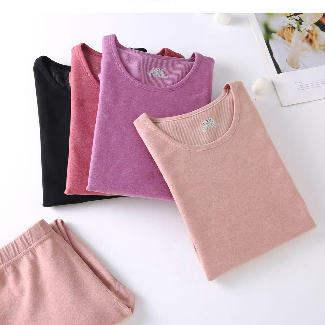 0096-1女装韩版舒适保暖套装（本L）