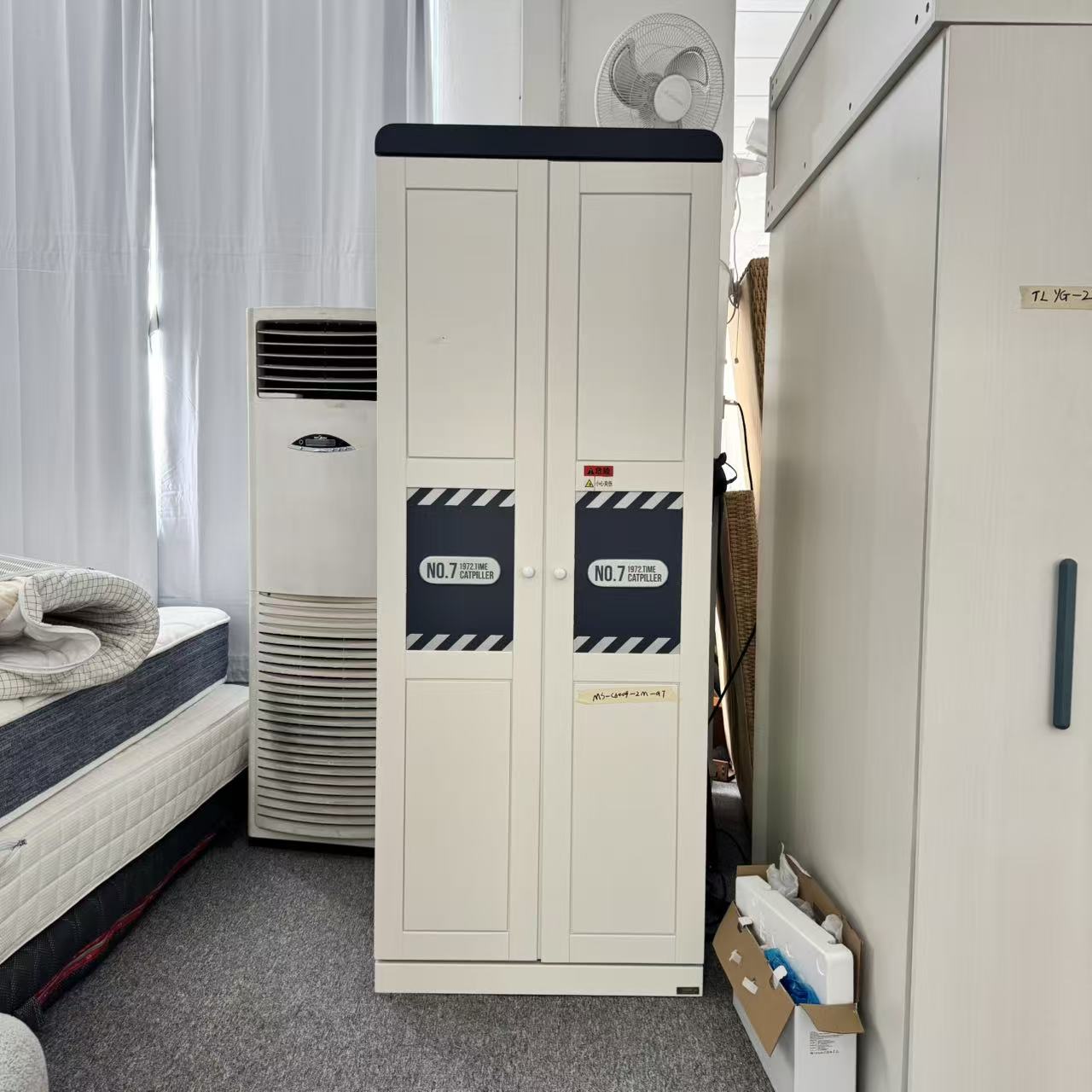 MS/C6009二门衣柜80*58*207cm衣柜【包安装】库存尾货（三楼）