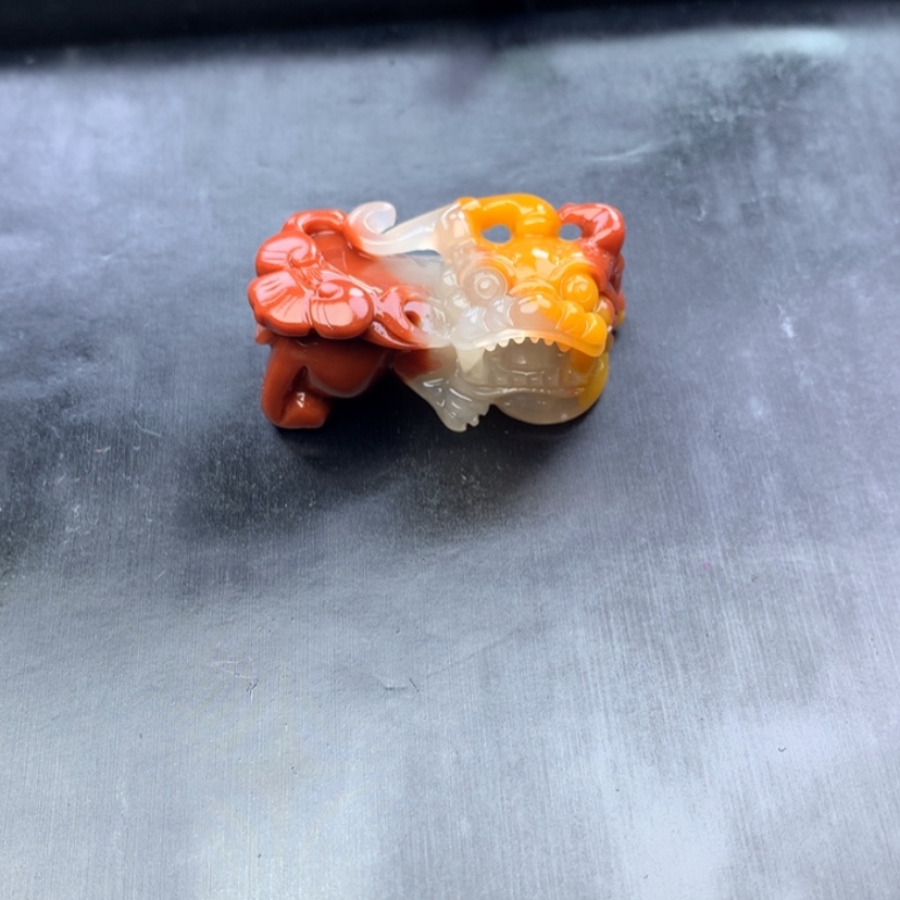 【闪购商品】石英质玉（黄龙玉）挂件未镶嵌