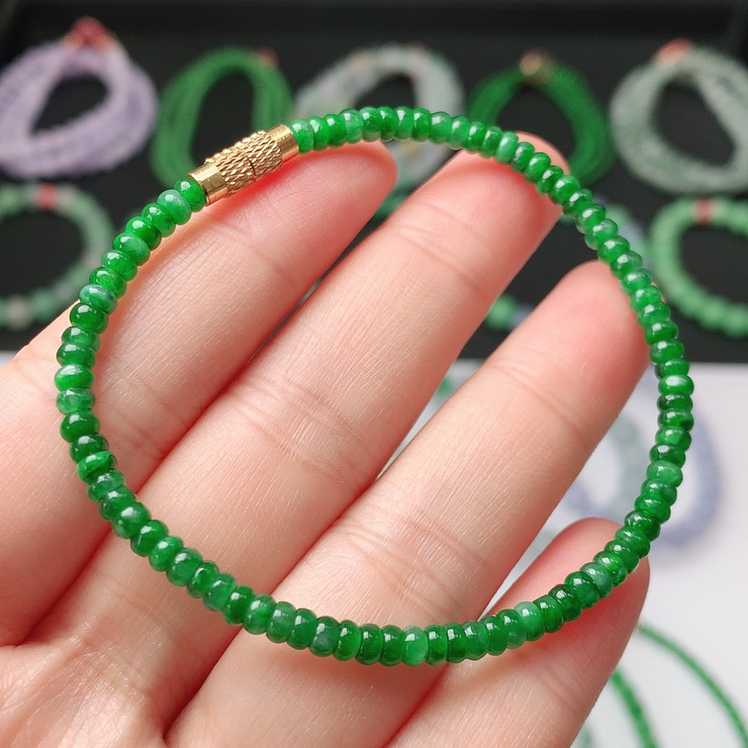 翡翠未镶嵌手链翡翠