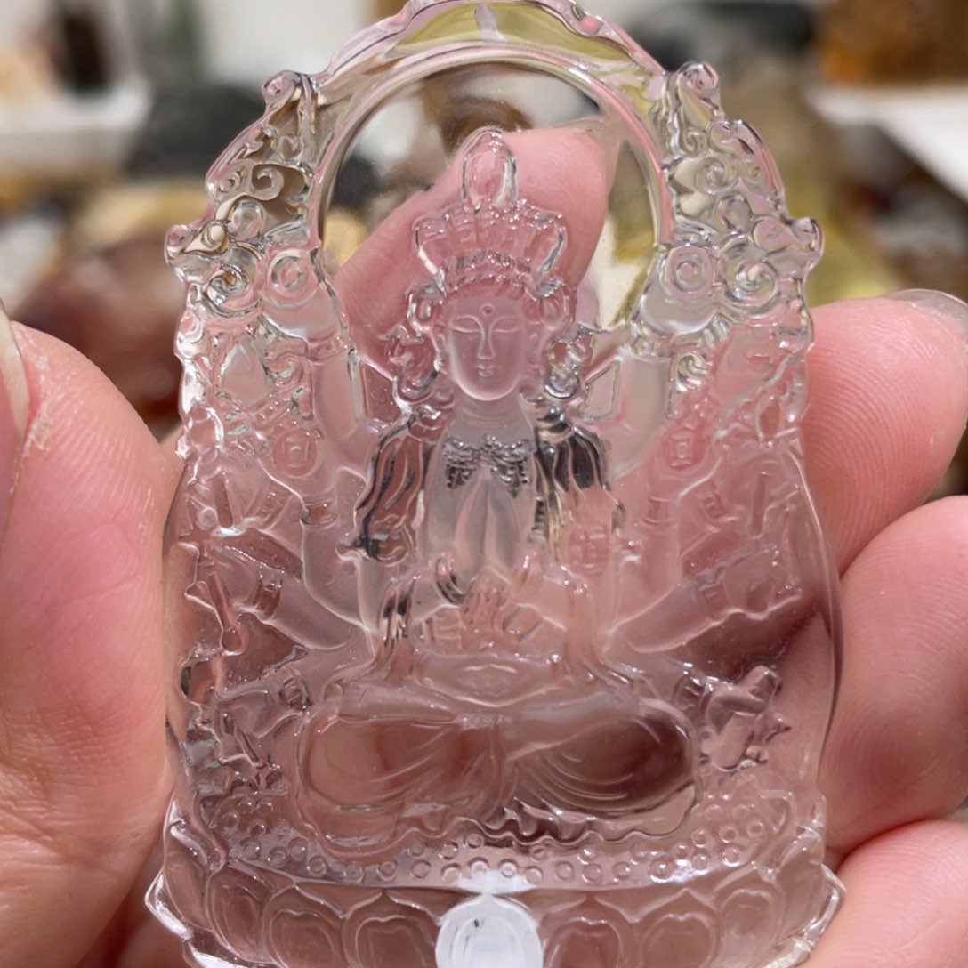 水晶颈饰未镶嵌定制