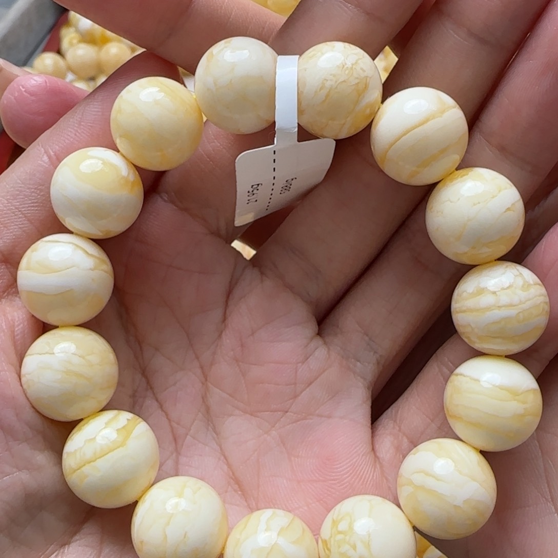 琥珀手链未镶嵌手串