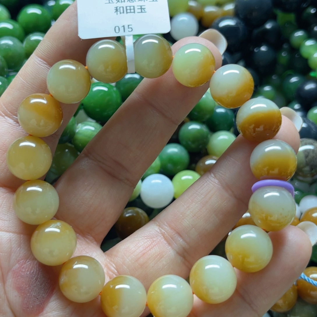 和田玉手链未镶嵌