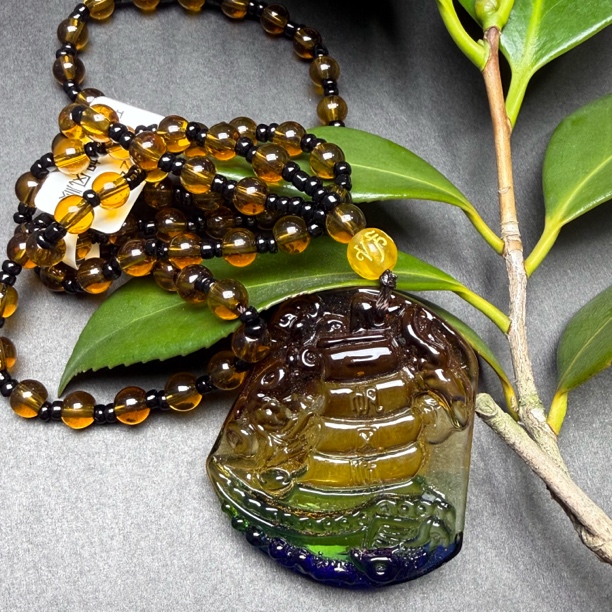 【 器物多宝】文玩---七彩吊坠