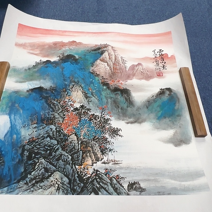 国画书画作品多次