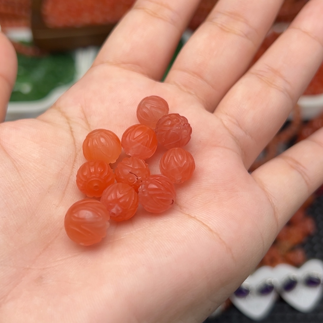 南红玛瑙未镶嵌吊坠(不含链)