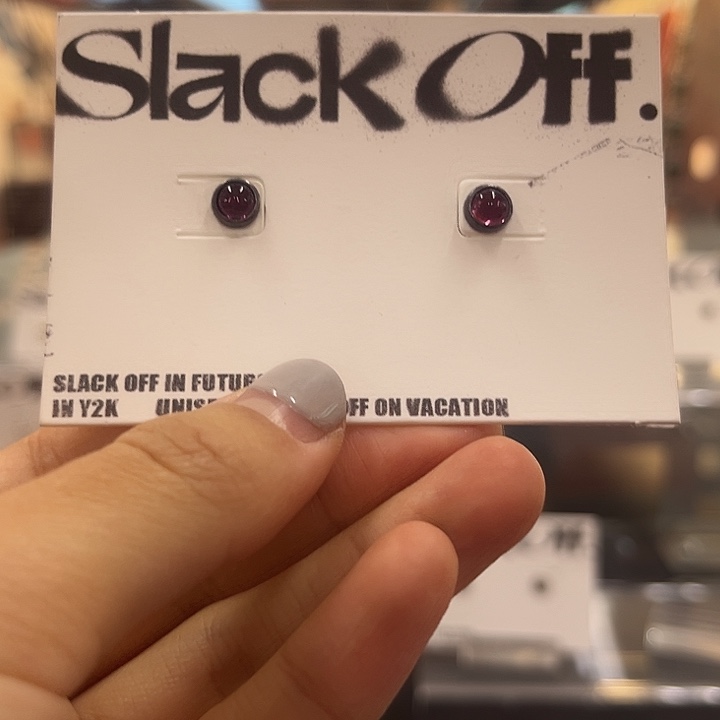 925银925银紫水晶耳环