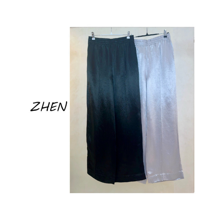 无品牌【ZHEN】25Y00217 2025经典休闲裤直筒显瘦小众设计师款