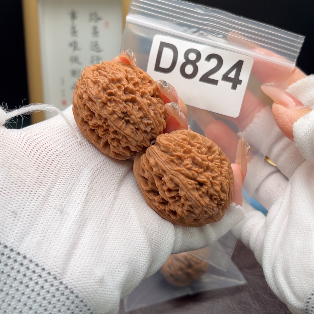 文玩核桃把件38大蒜头d824