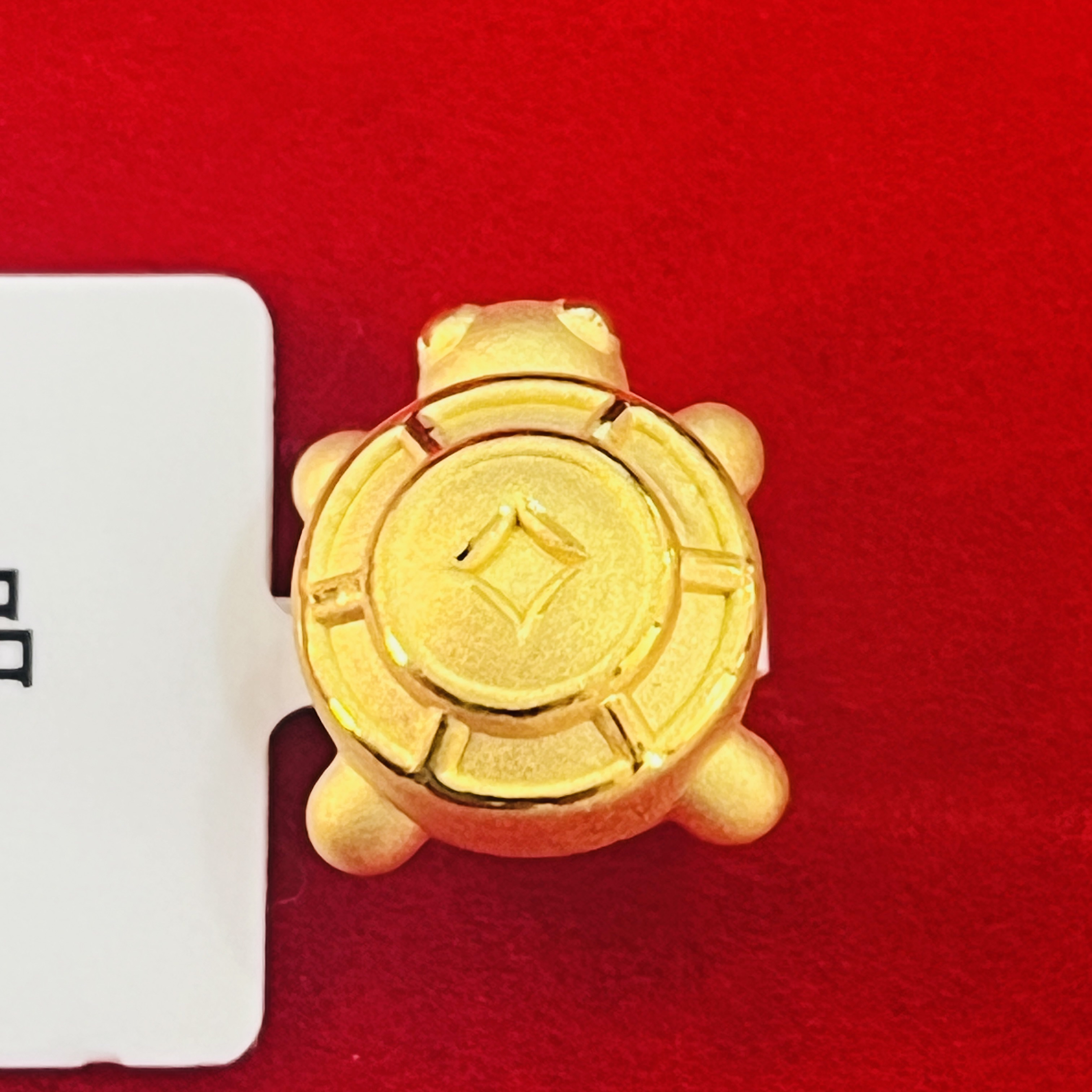 【莹莹专享】足金999 乌龟吊坠 ZP 1.56