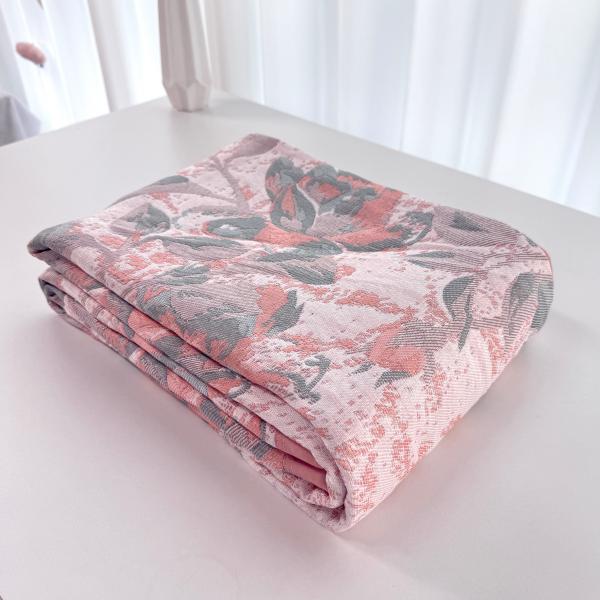 【拾つき未央】床盖 200*230cm 墨柒粉