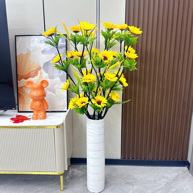 向日葵仿真花假花摆件干花花束装饰大高枝太阳花客厅摆设花植物高