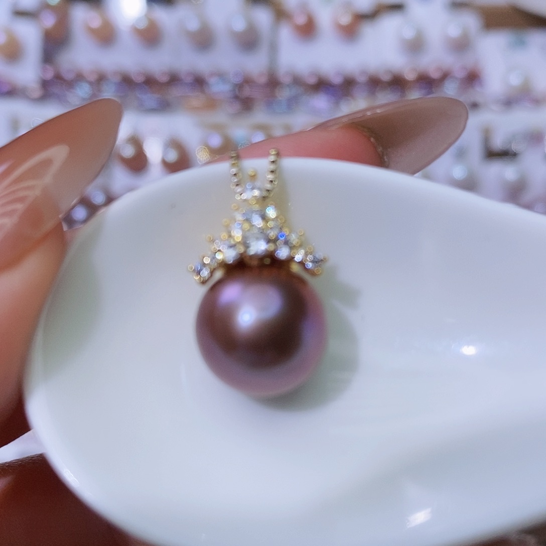 淡水珍珠颈饰合金