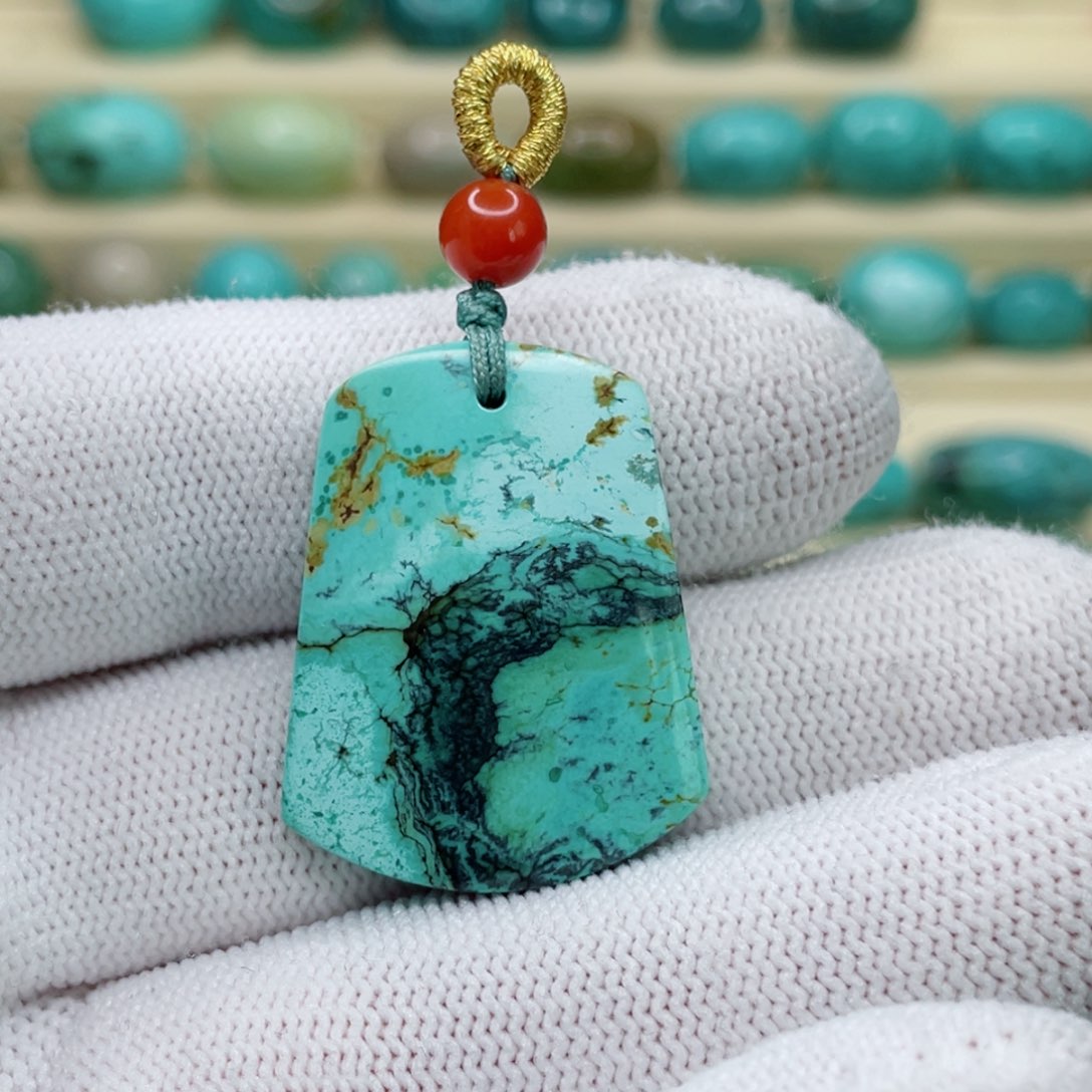 未镶嵌绿松石珠宝奇石