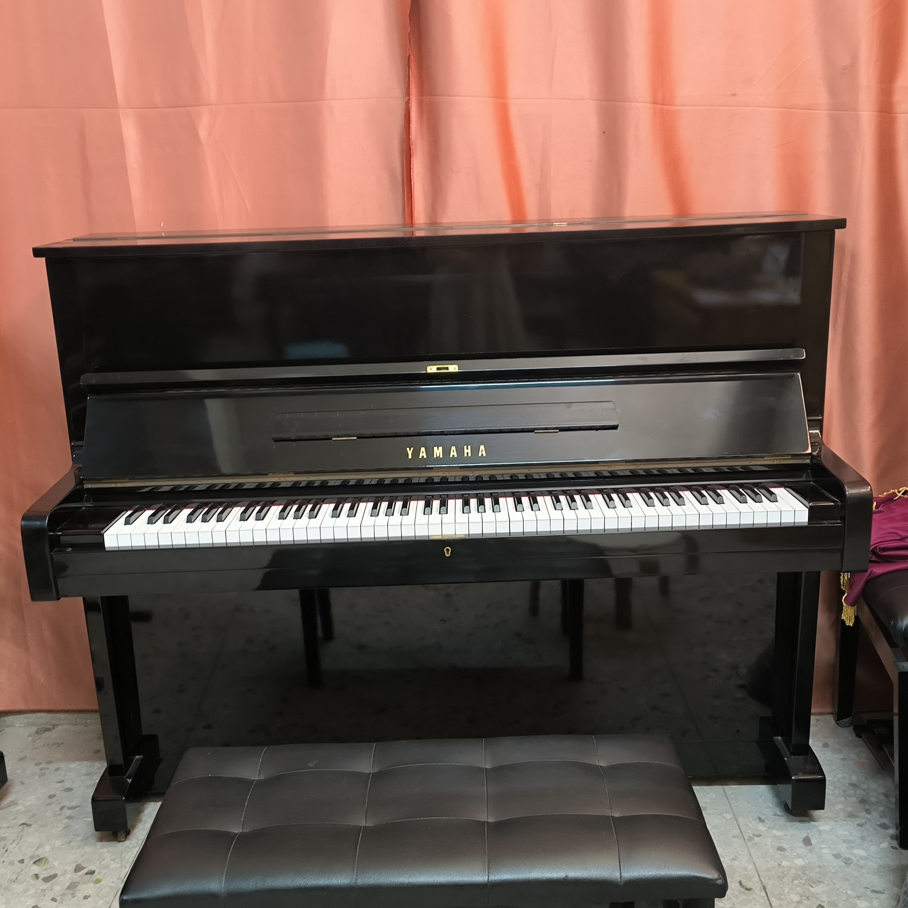 日本原装进口u1立式钢琴适合初学考级家用演奏定金