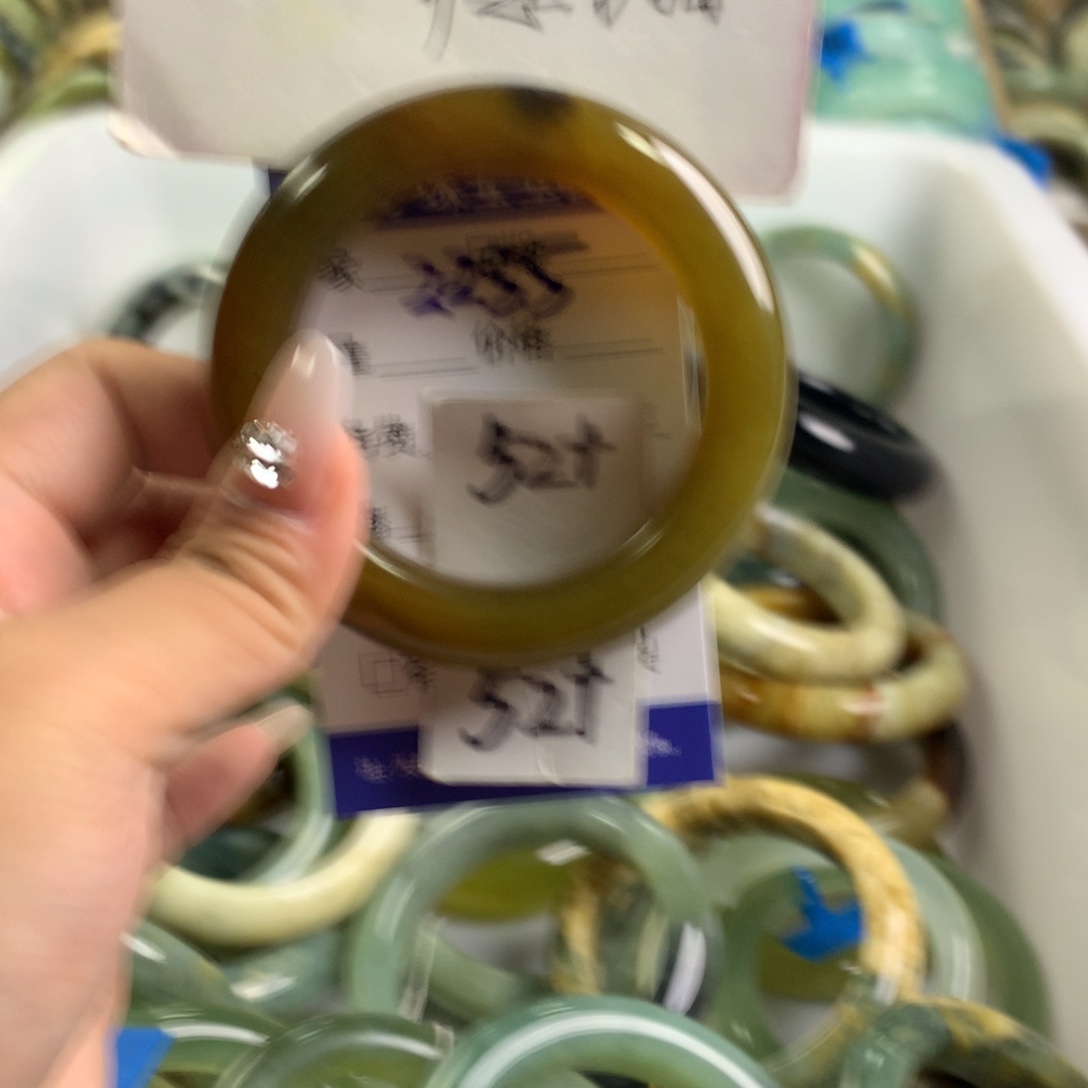 蛇纹石玉未镶嵌手镯2255