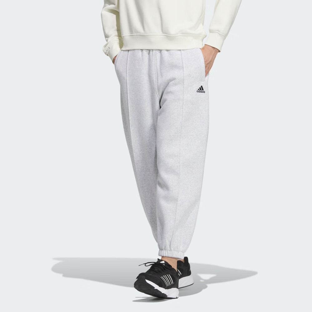 ADIDAS阿迪达斯休闲加绒加厚运动裤男女轻运动JM9119