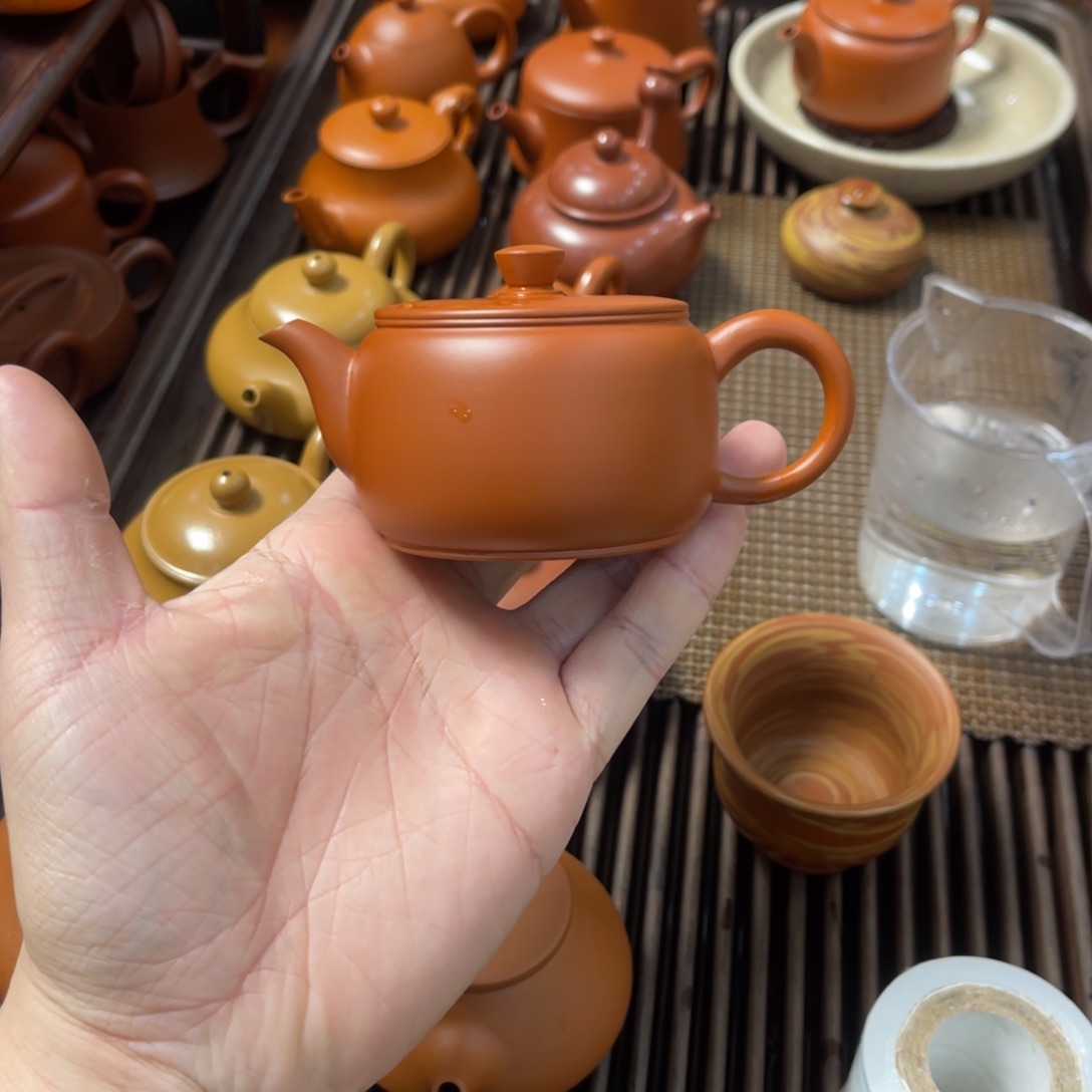 鸿*锦潮州手拉壶。 汉瓦。     