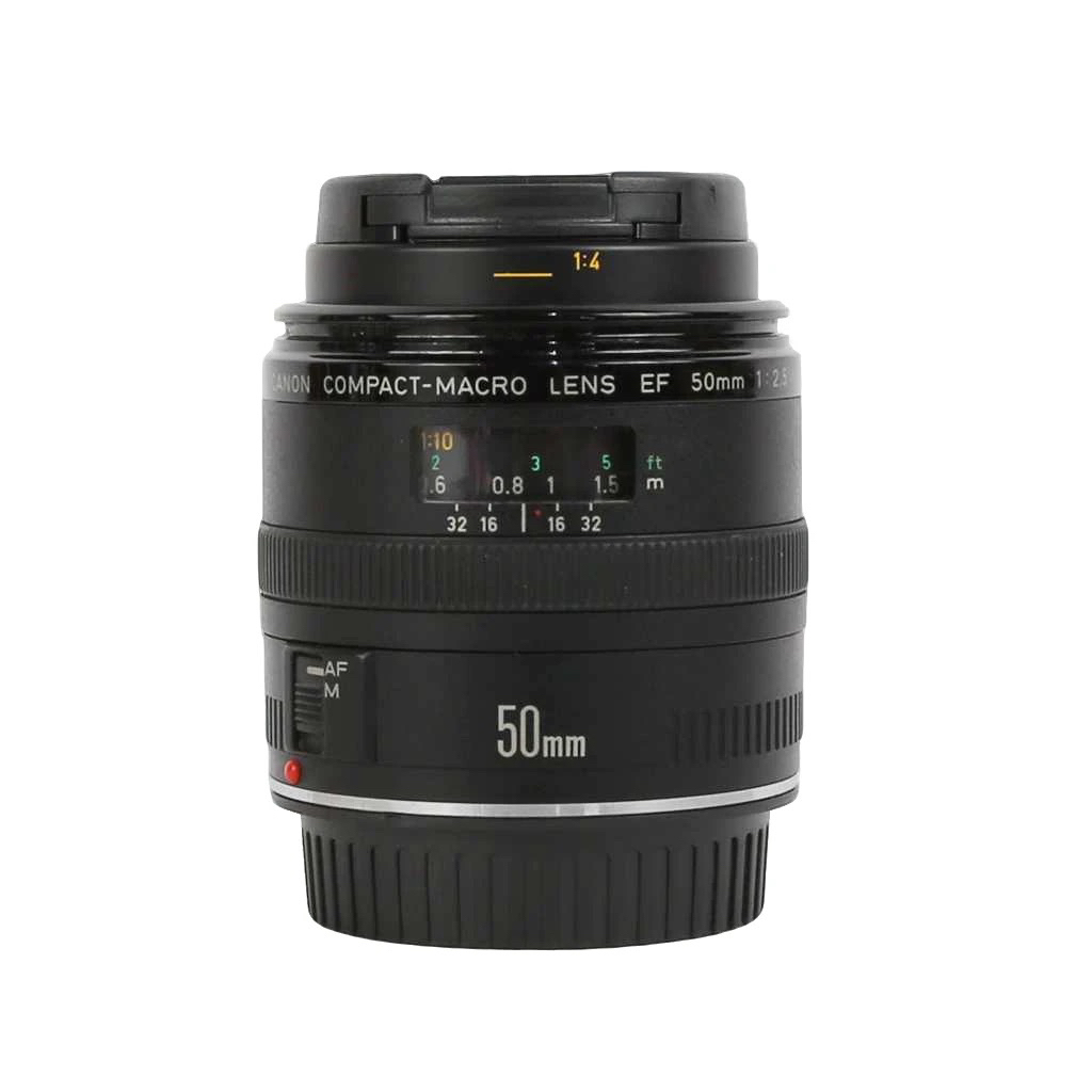 99新 Canon/佳能 EF 50 F2.5专业微距人像花卉拍摄高清大光圈镜头