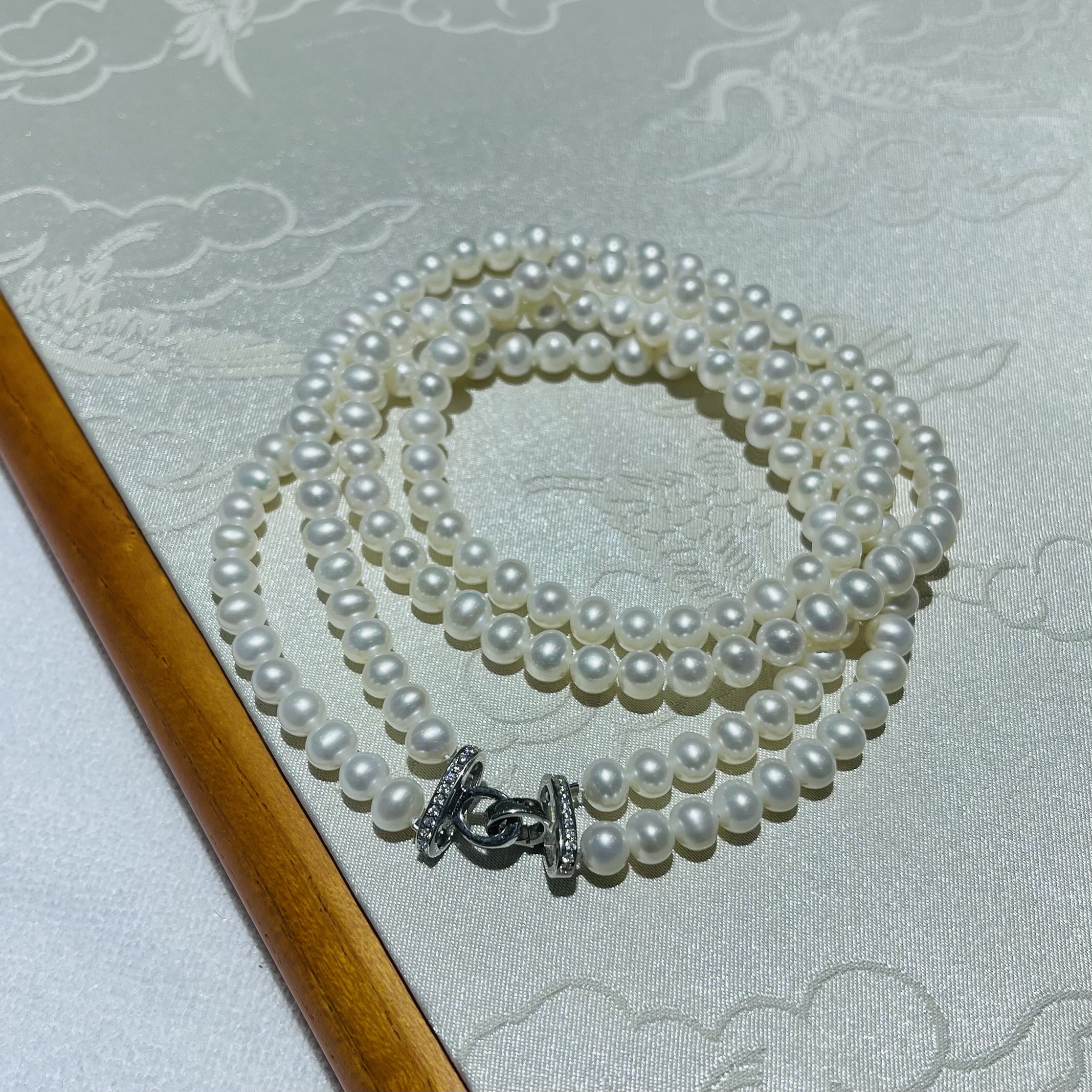 【老郑家】珍珠项链 约6mm+ 多样性发一件