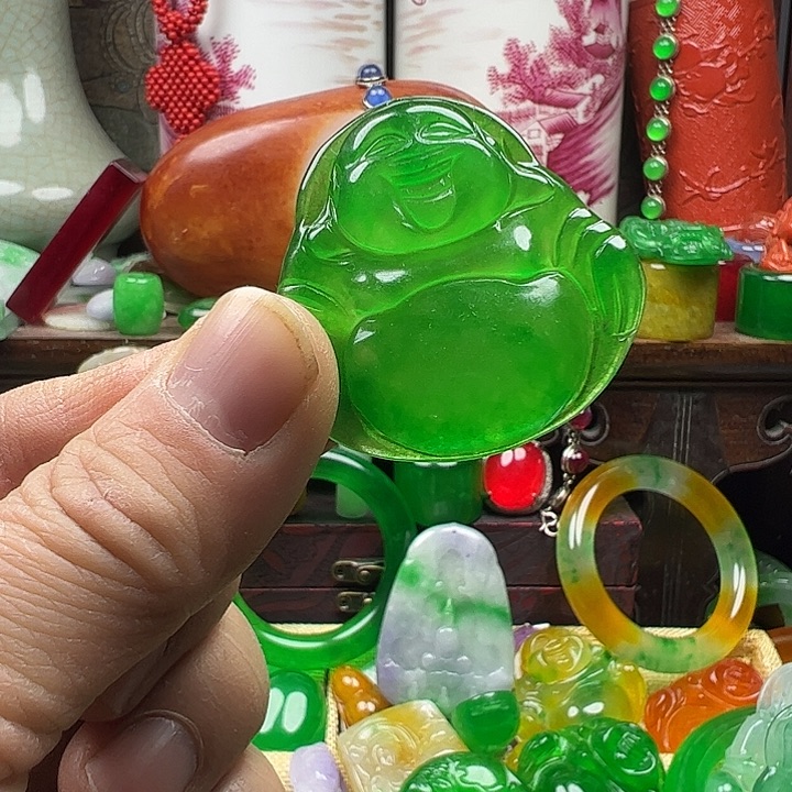 翡翠未镶嵌颈饰新号开播全场