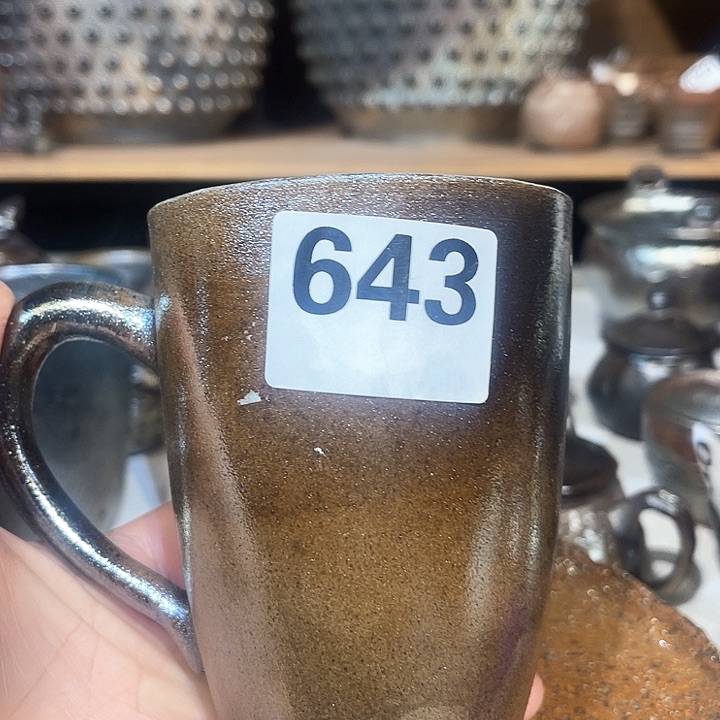 杯碾*尘高温柴烧陶泥马克杯